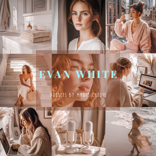 Evan White Lightroom preset
