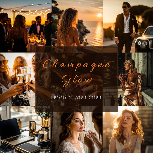 Champagne Glow Lightroom preset